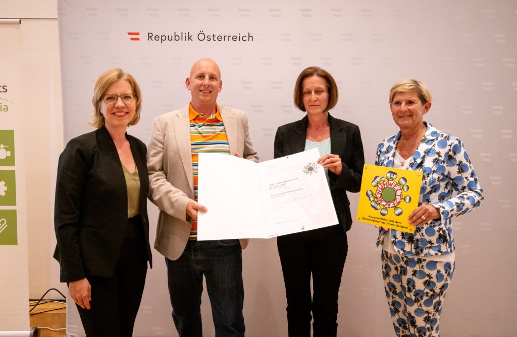 AMB goes green: Die AMB erhält das Österreichische Umweltzeichen für nachhaltigen Messebau