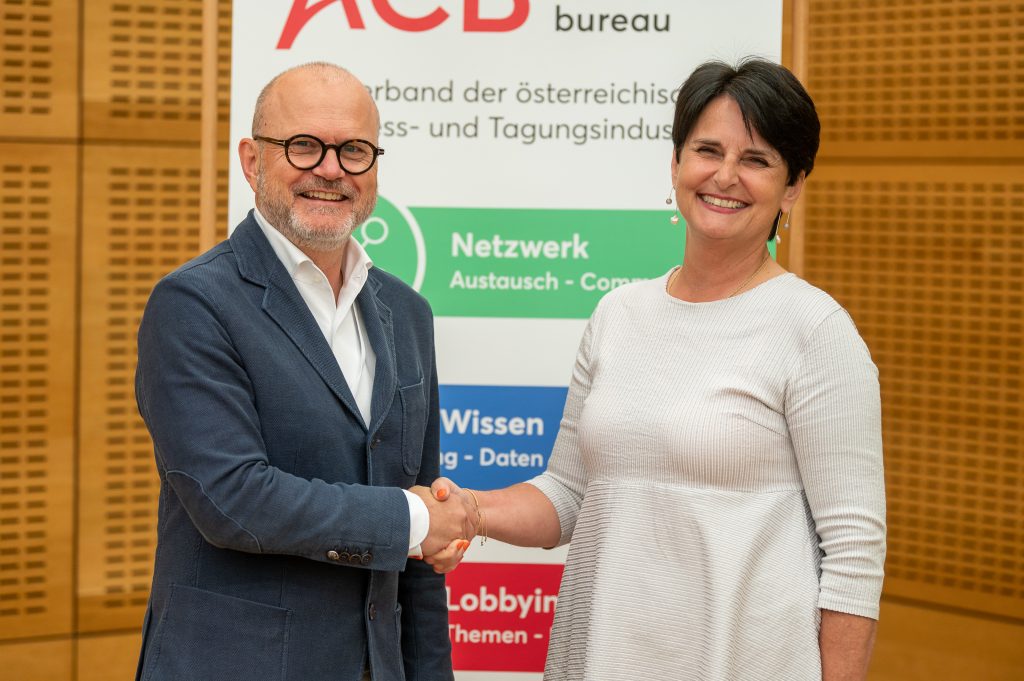 Gerhard Stübe gibt nach 5 Jahren sein Amt ab: Renate Androsch-Holzer zur neuen Präsidentin des Austrian Convention Bureau (ACB) gewählt