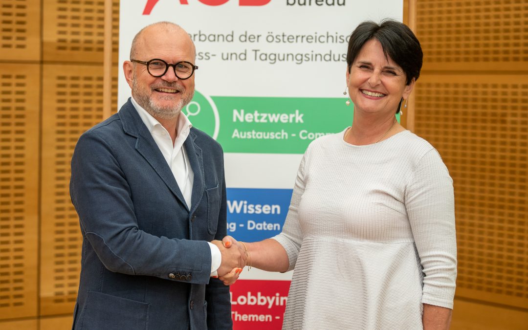 Gerhard Stübe gibt nach 5 Jahren sein Amt ab: Renate Androsch-Holzer zur neuen Präsidentin des Austrian Convention Bureau (ACB) gewählt